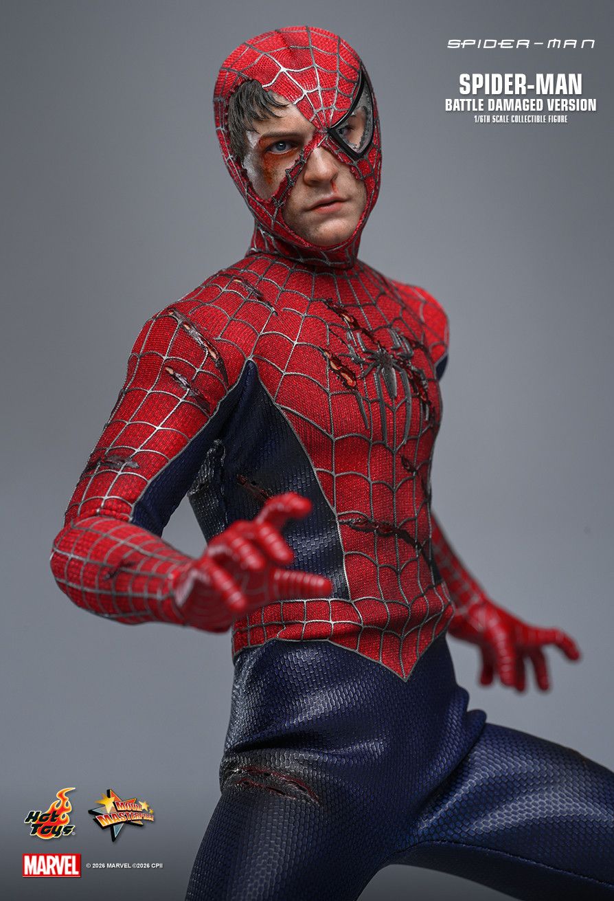 Hot Toys MMS859 - Marvel Comics - Spider-Man - Spider-Man Battle Damaged Version【Pre-Order】