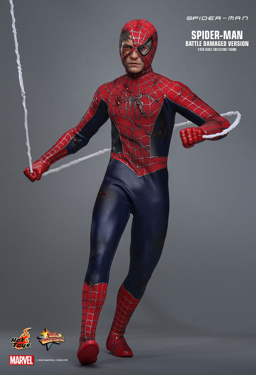 Hot Toys MMS859 - Marvel Comics - Spider-Man - Spider-Man Battle Damaged Version【Pre-Order】