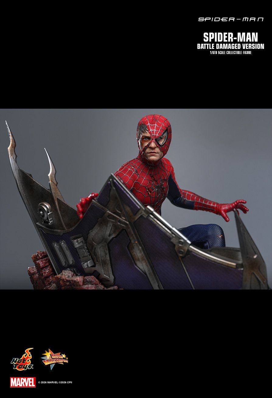 Hot Toys MMS859 - Marvel Comics - Spider-Man - Spider-Man Battle Damaged Version【Pre-Order】