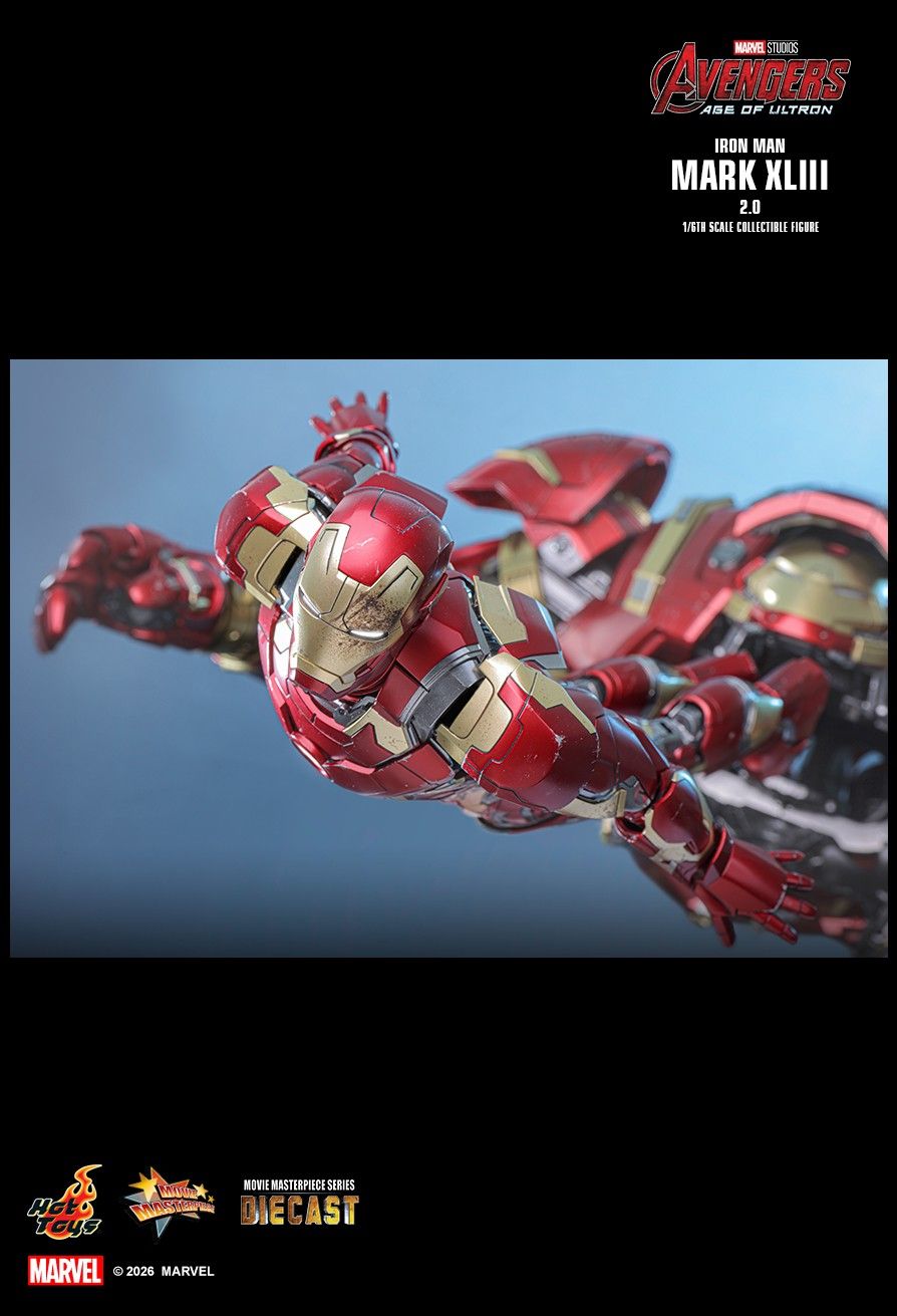 Hot Toys MMS865D80 - Marvel Comics - Avengers: Age of Ultron - Iron Man Mark XLIII【Pre-Order】