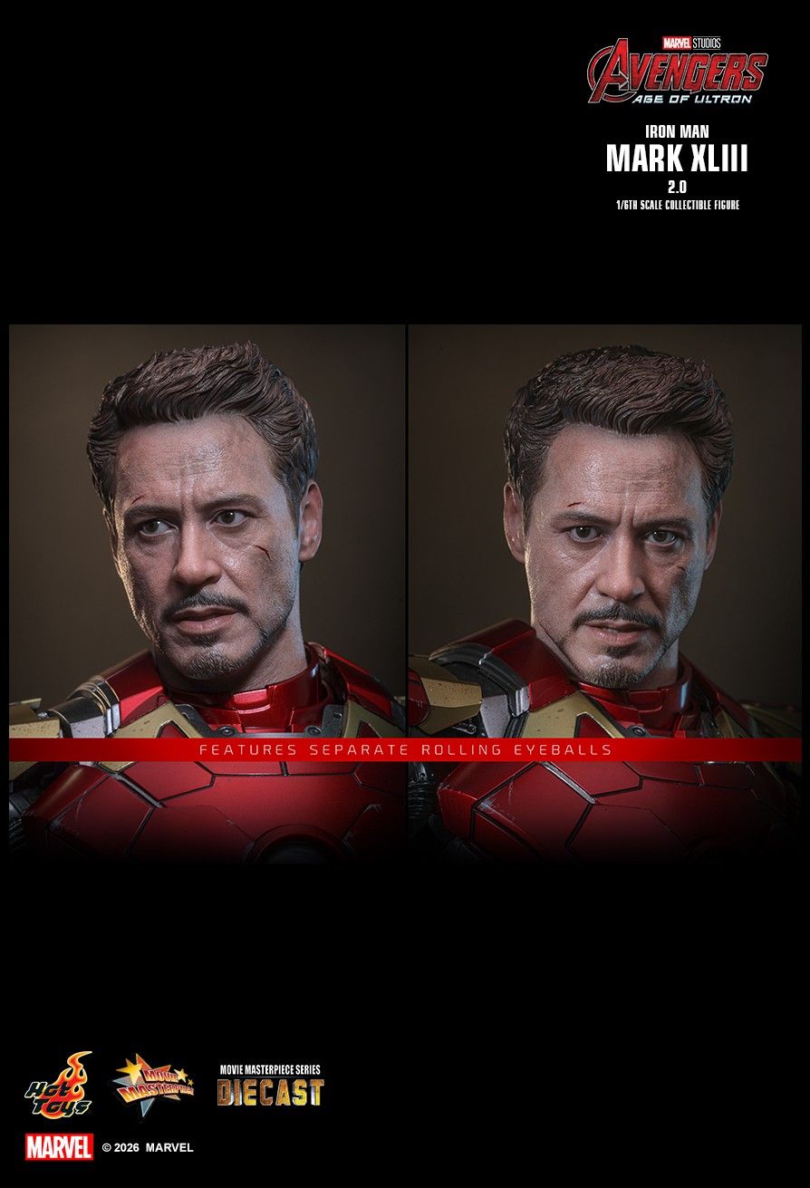 Hot Toys MMS865D80 - Marvel Comics - Avengers: Age of Ultron - Iron Man Mark XLIII【Pre-Order】