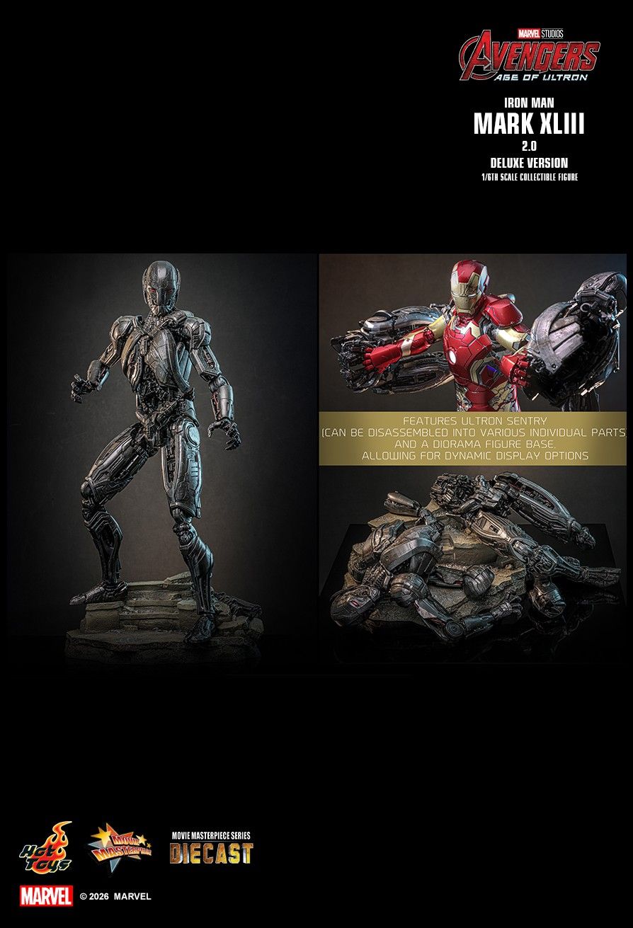Hot Toys MMS866D81 - Marvel Comics - Avengers: Age of Ultron - Iron Man Mark XLIII【Pre-Order】