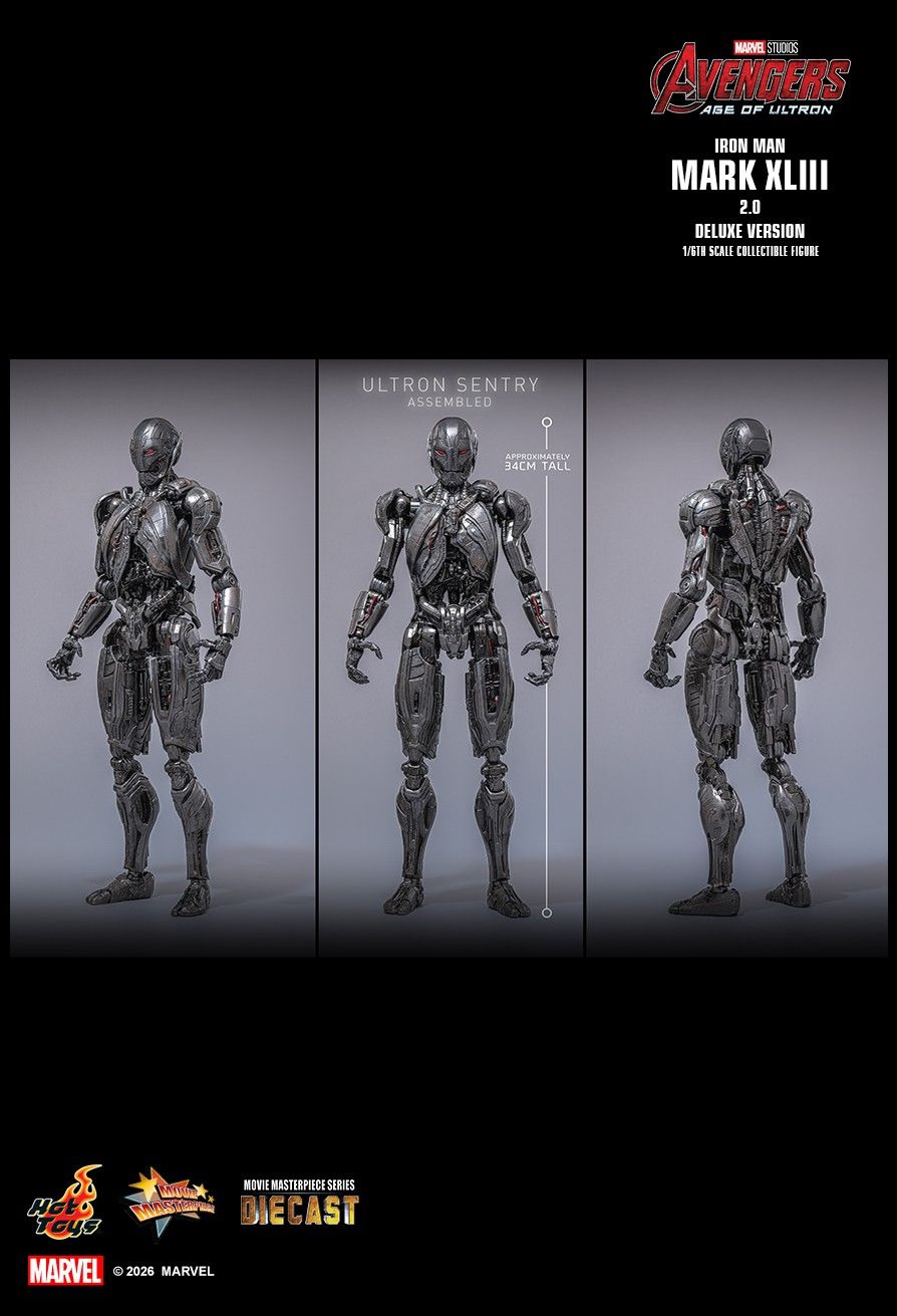 Hot Toys MMS866D81 - Marvel Comics - Avengers: Age of Ultron - Iron Man Mark XLIII【Pre-Order】