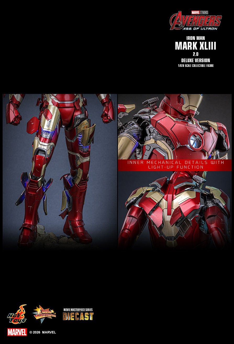 Hot Toys MMS866D81 - Marvel Comics - Avengers: Age of Ultron - Iron Man Mark XLIII【Pre-Order】