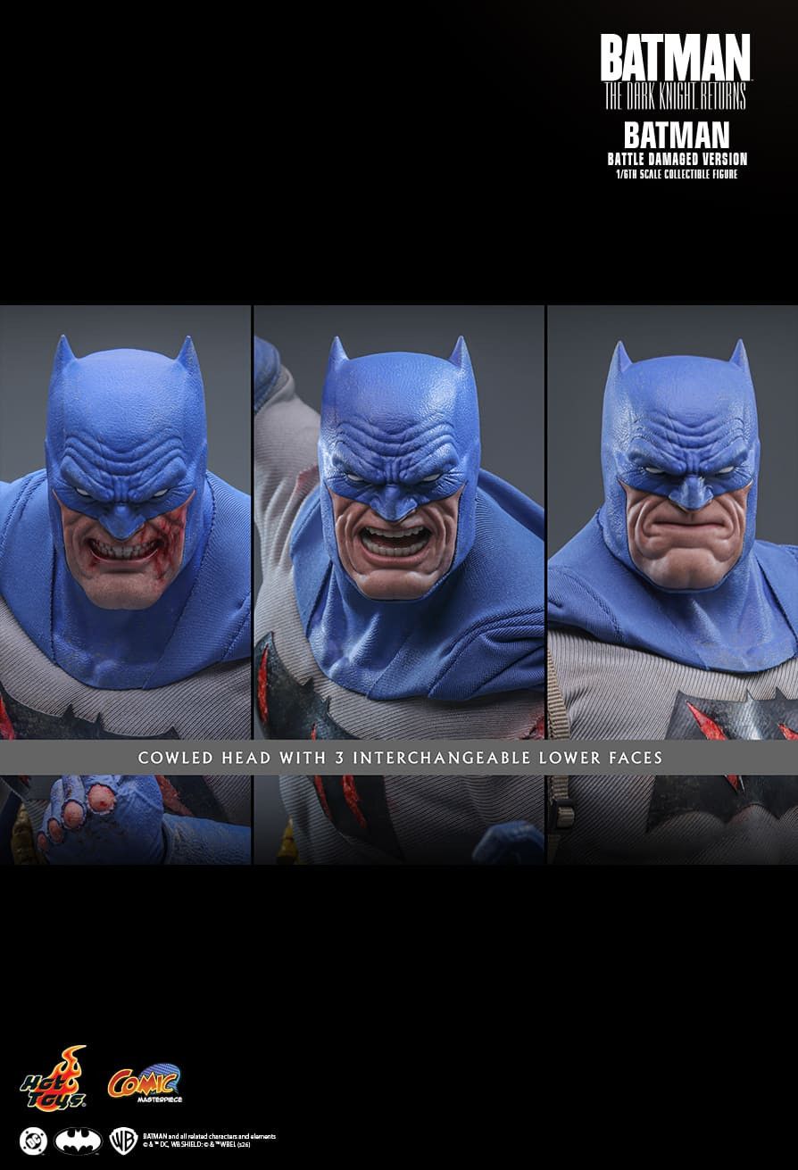 Hot Toys CMS031 - DC Comics - Batman : The Dark Knight Returns - Batman Battle Damaged Version【Pre-Order】