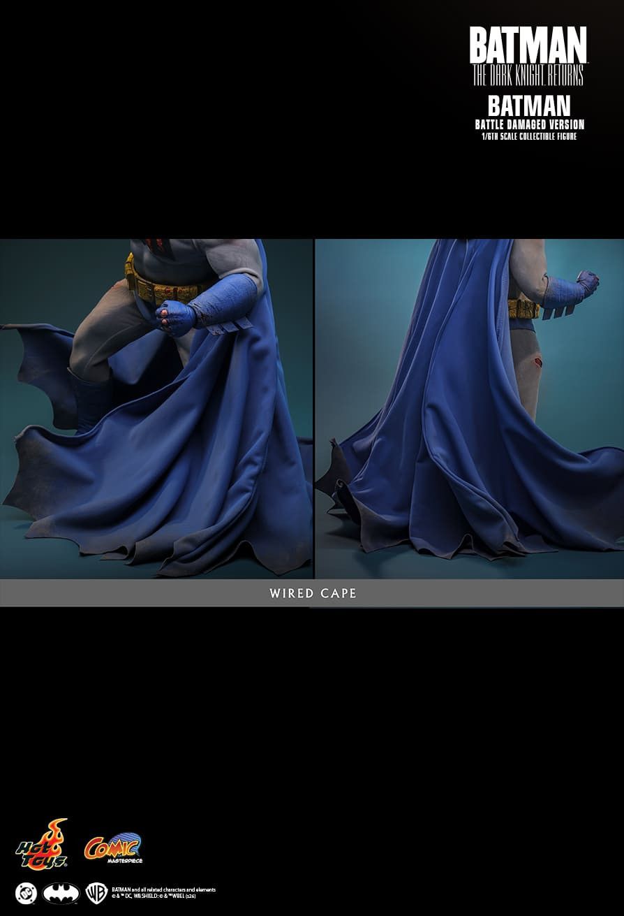 Hot Toys CMS031 - DC Comics - Batman : The Dark Knight Returns - Batman Battle Damaged Version【Pre-Order】