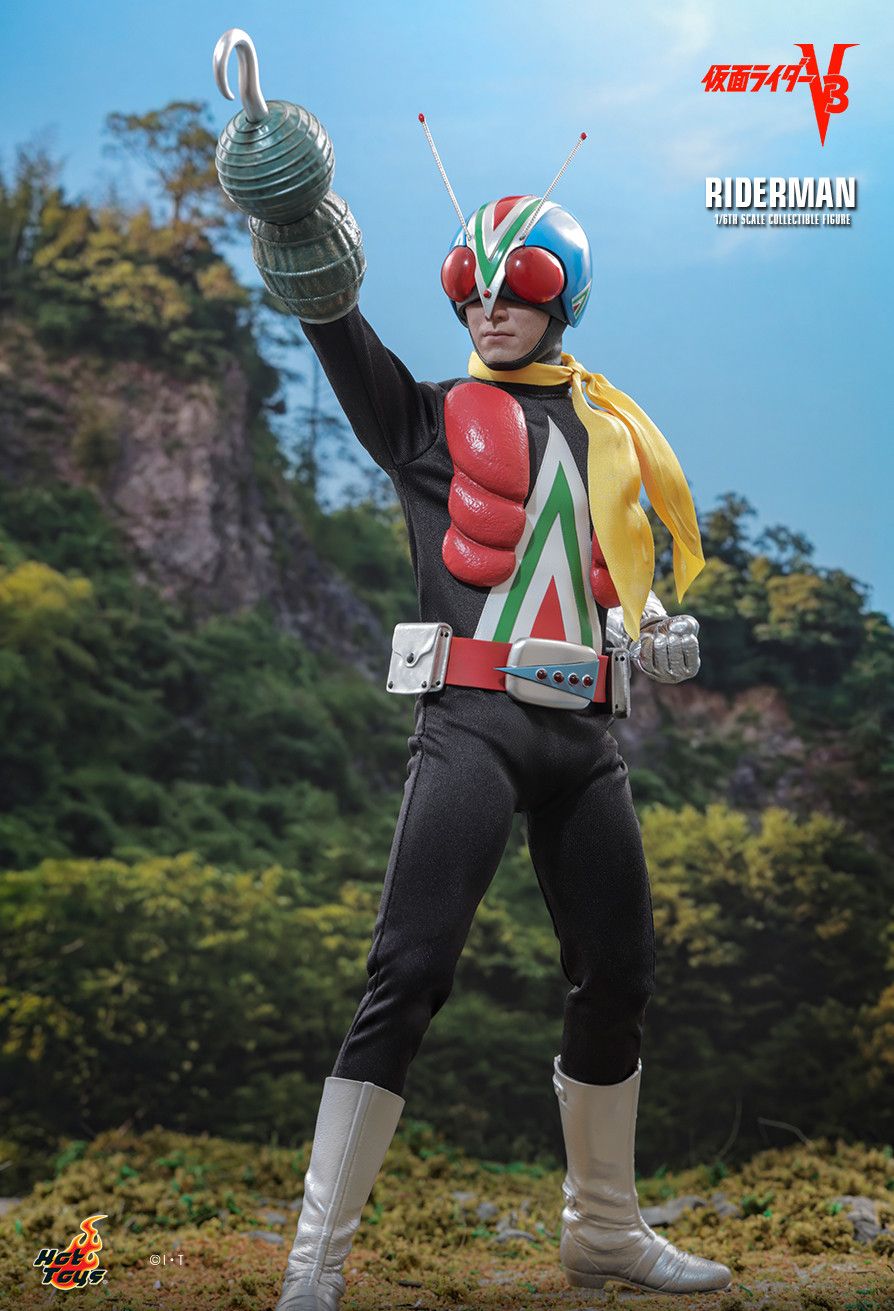 Hot Toys TMS185 - Kamen Rider V3 - Riderman【Pre-Order】