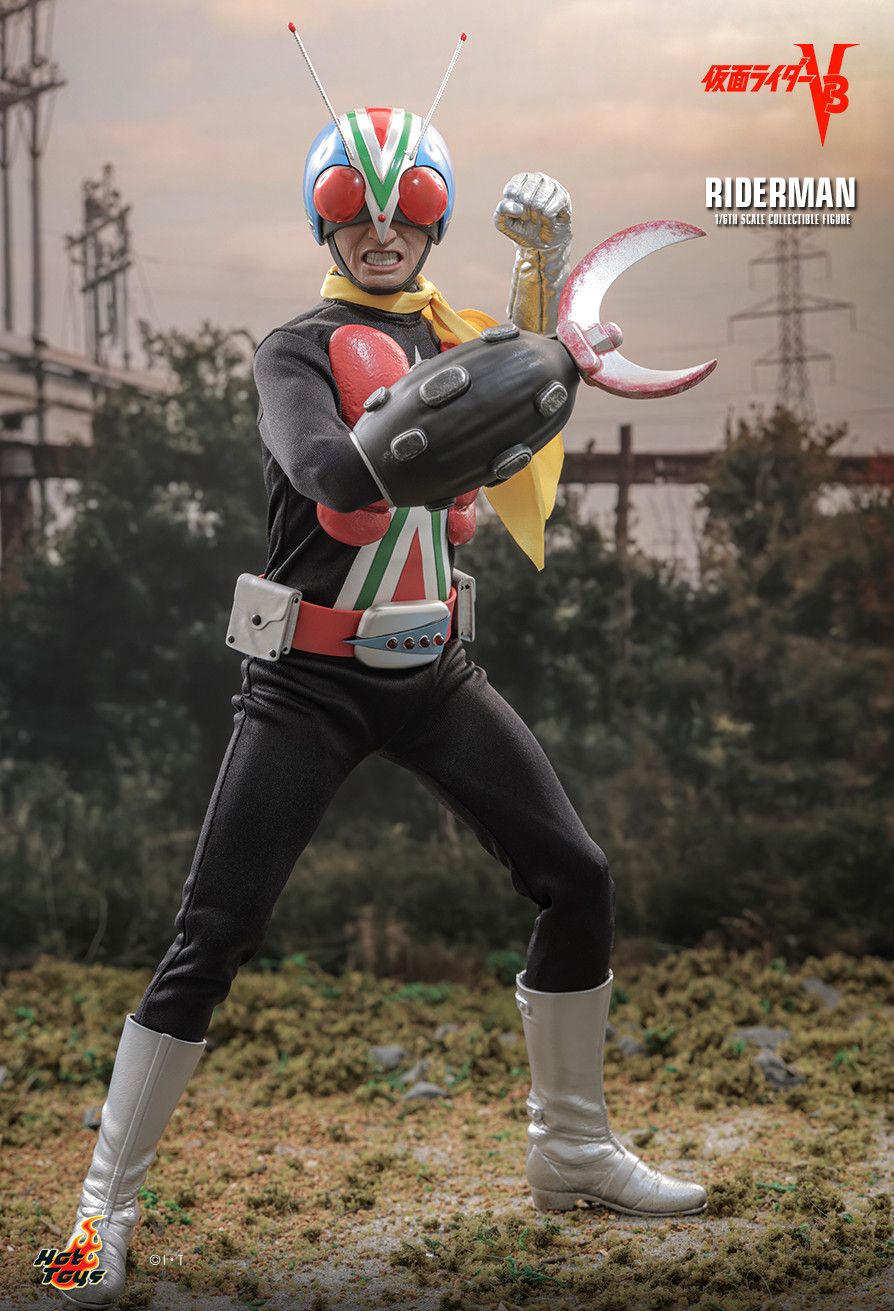 Hot Toys TMS185 - Kamen Rider V3 - Riderman【Pre-Order】