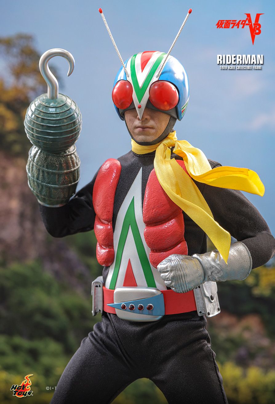 Hot Toys TMS185 - Kamen Rider V3 - Riderman【Pre-Order】