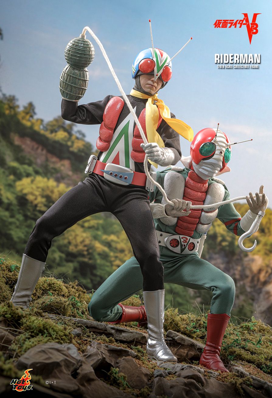 Hot Toys TMS185 - Kamen Rider V3 - Riderman【Pre-Order】