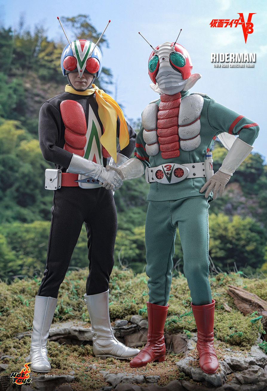 Hot Toys TMS185 - Kamen Rider V3 - Riderman【Pre-Order】