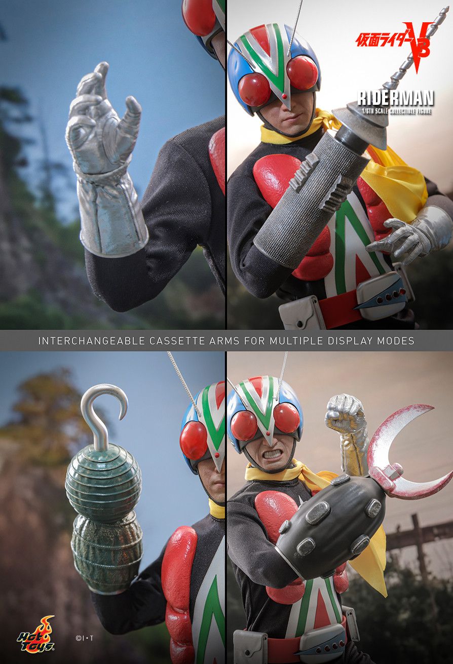 Hot Toys TMS185 - Kamen Rider V3 - Riderman【Pre-Order】