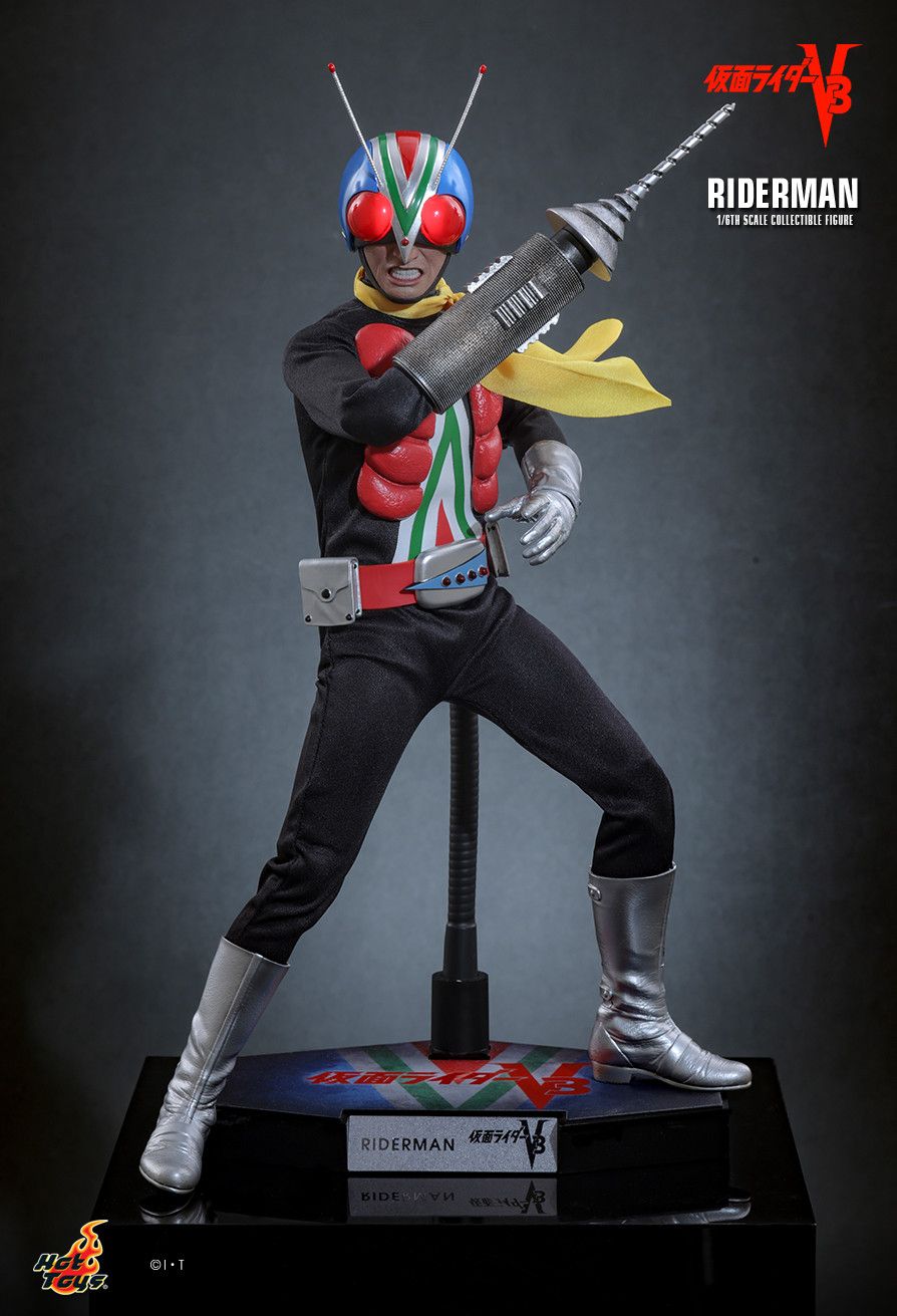 Hot Toys TMS185 - Kamen Rider V3 - Riderman【Pre-Order】