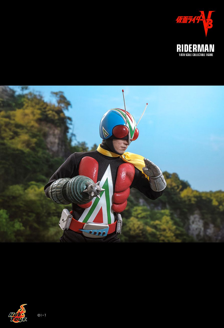 Hot Toys TMS185 - Kamen Rider V3 - Riderman【Pre-Order】