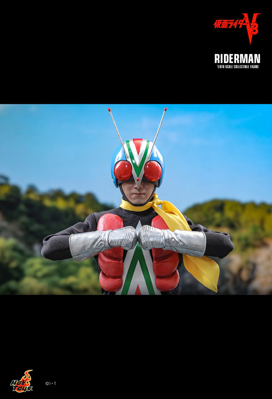 Hot Toys TMS185 - Kamen Rider V3 - Riderman【Pre-Order】