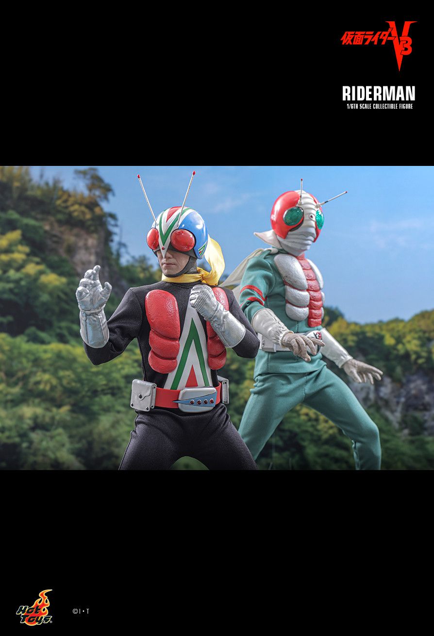 Hot Toys TMS185 - Kamen Rider V3 - Riderman【Pre-Order】