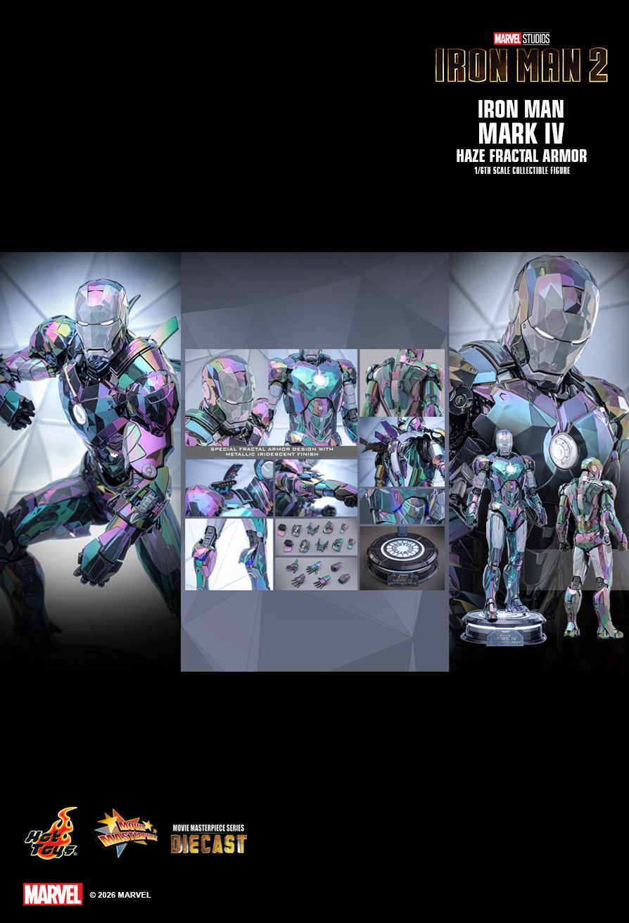 Hot Toys MMS855D79 - Marvel Comics - Iron Man 2 - Iron Man Mark IV Haze Fractal Armor【Pre-Order】