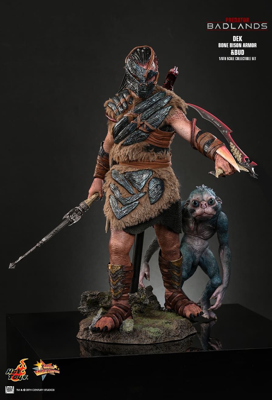 Hot Toys MMS873 - Predator : Badlands - Dek Bone Bison Armor & Bud【Pre-Order】