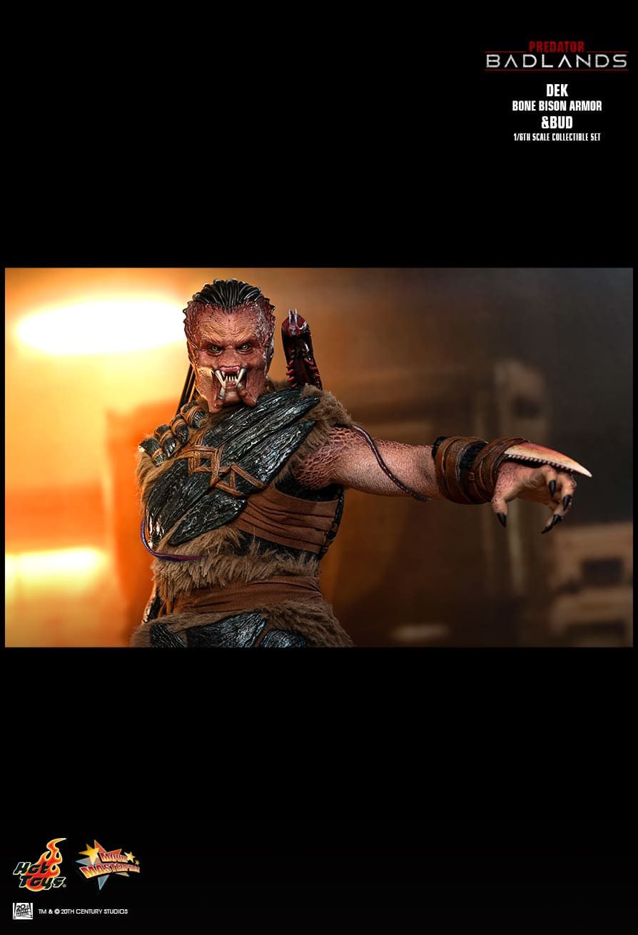 Hot Toys MMS873 - Predator : Badlands - Dek Bone Bison Armor & Bud【Pre-Order】
