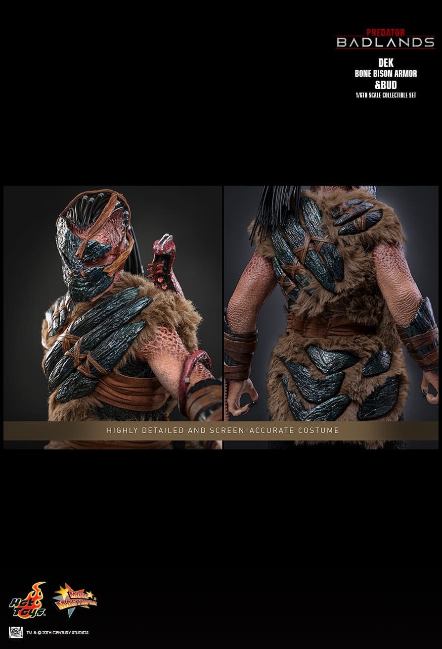 Hot Toys MMS873 - Predator : Badlands - Dek Bone Bison Armor & Bud【Pre-Order】