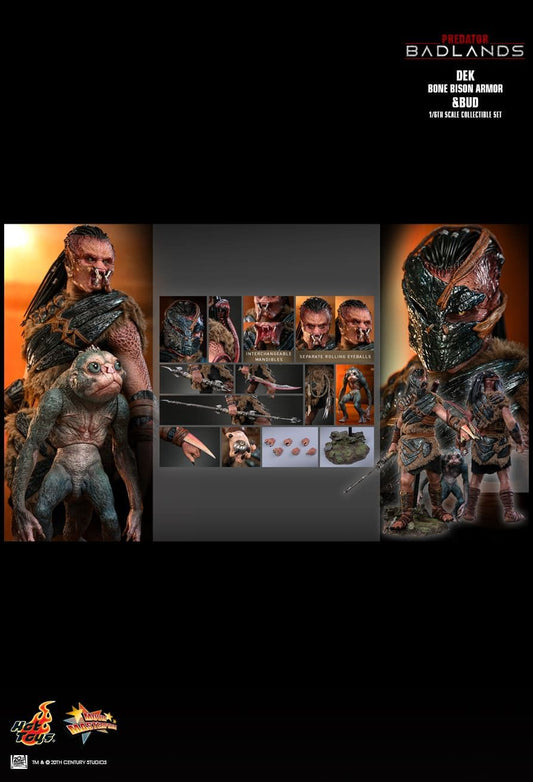 Hot Toys MMS873 - Predator : Badlands - Dek Bone Bison Armor & Bud【Pre-Order】