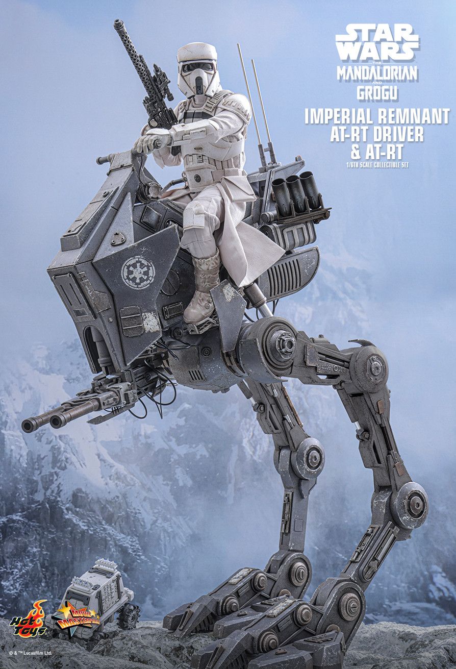 Hot Toys MMS875 - Star Wars : The Mandalorian & Grogu - Imperial Remnant AT-RT Driver & AT-RT【Pre-Order】