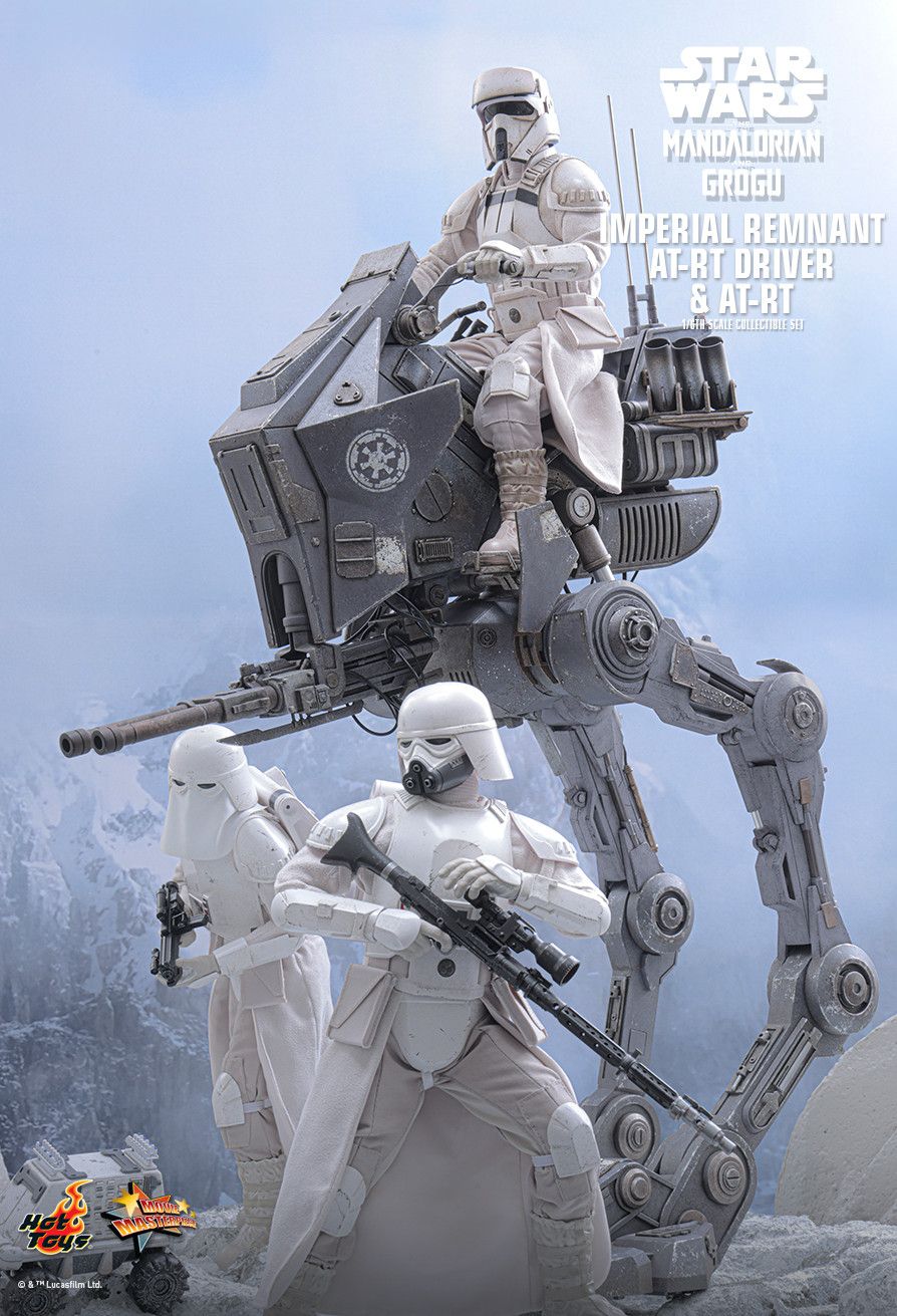 Hot Toys MMS875 - Star Wars : The Mandalorian & Grogu - Imperial Remnant AT-RT Driver & AT-RT【Pre-Order】