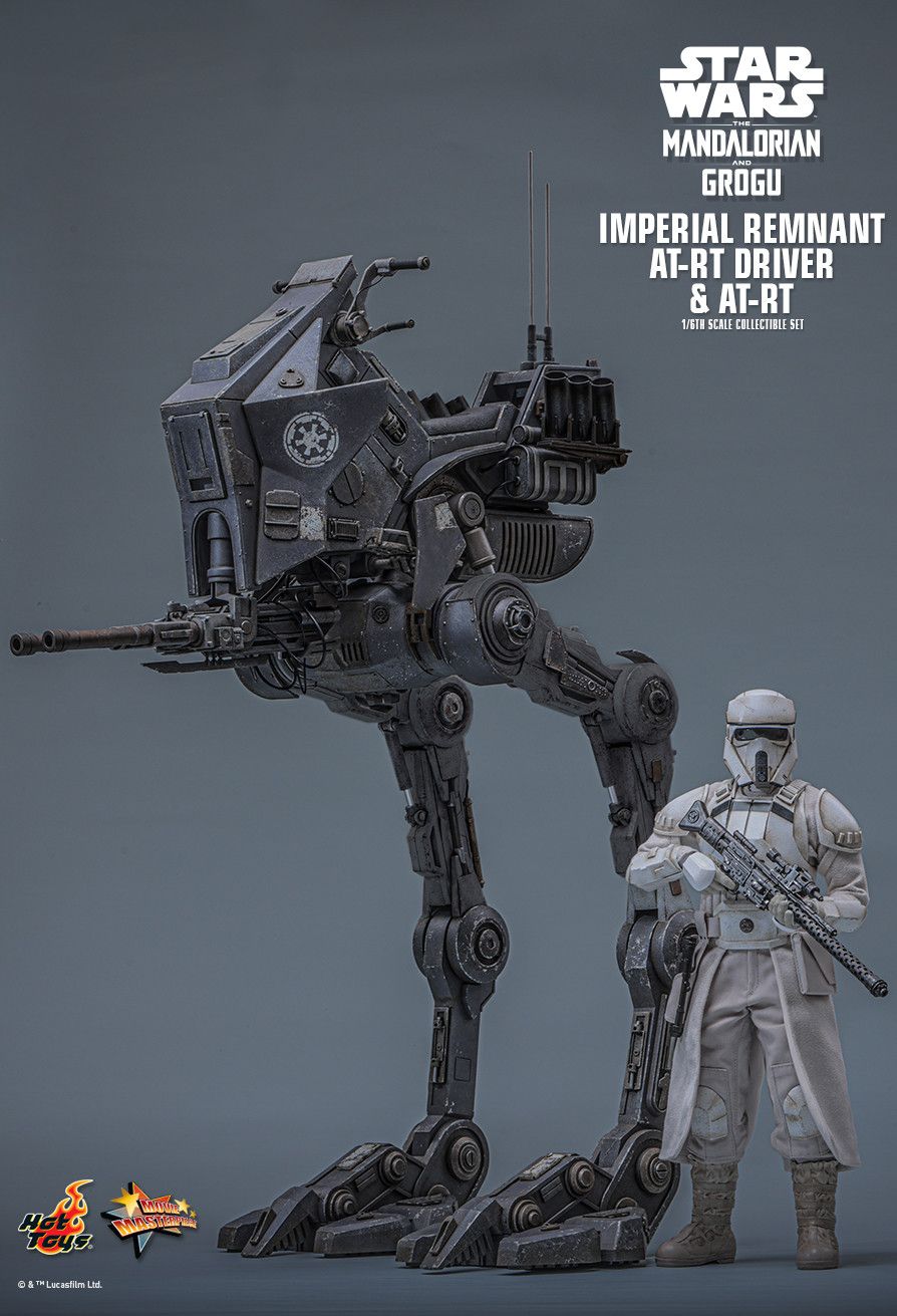 Hot Toys MMS875 - Star Wars : The Mandalorian & Grogu - Imperial Remnant AT-RT Driver & AT-RT【Pre-Order】
