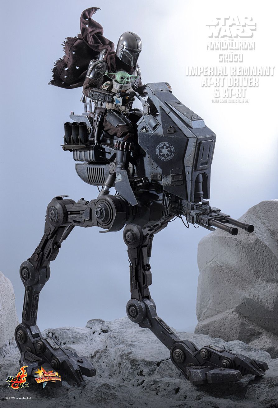 Hot Toys MMS875 - Star Wars : The Mandalorian & Grogu - Imperial Remnant AT-RT Driver & AT-RT【Pre-Order】