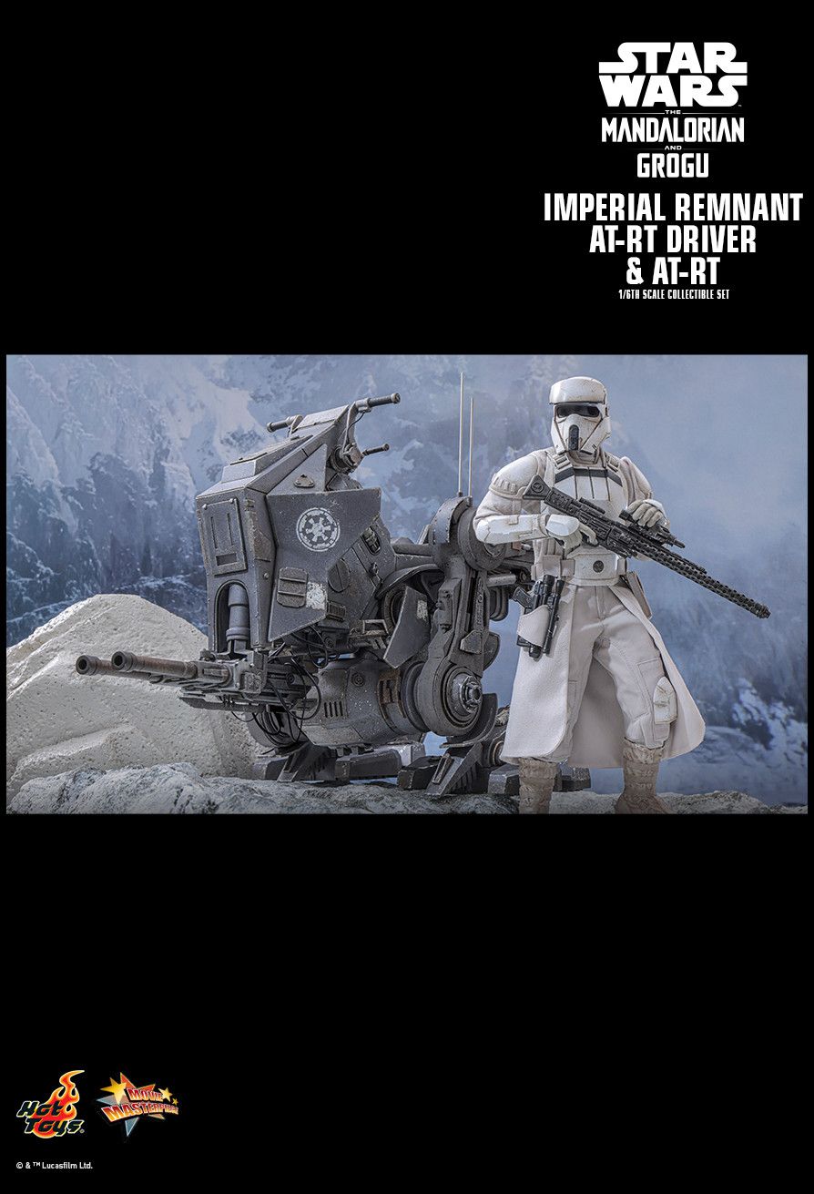 Hot Toys MMS875 - Star Wars : The Mandalorian & Grogu - Imperial Remnant AT-RT Driver & AT-RT【Pre-Order】