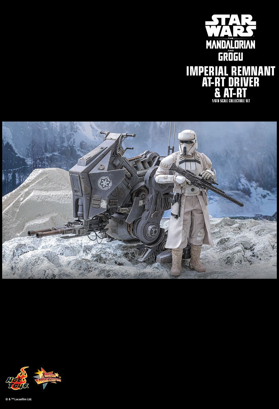 Hot Toys MMS875 - Star Wars : The Mandalorian & Grogu - Imperial Remnant AT-RT Driver & AT-RT【Pre-Order】