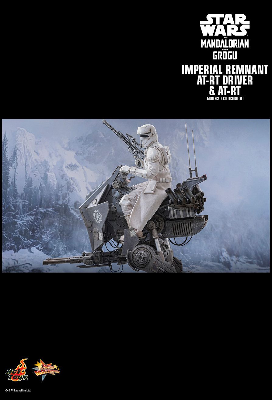 Hot Toys MMS875 - Star Wars : The Mandalorian & Grogu - Imperial Remnant AT-RT Driver & AT-RT【Pre-Order】
