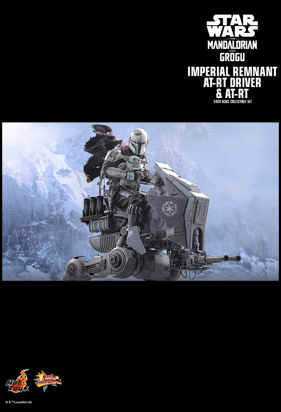Hot Toys MMS875 - Star Wars : The Mandalorian & Grogu - Imperial Remnant AT-RT Driver & AT-RT【Pre-Order】
