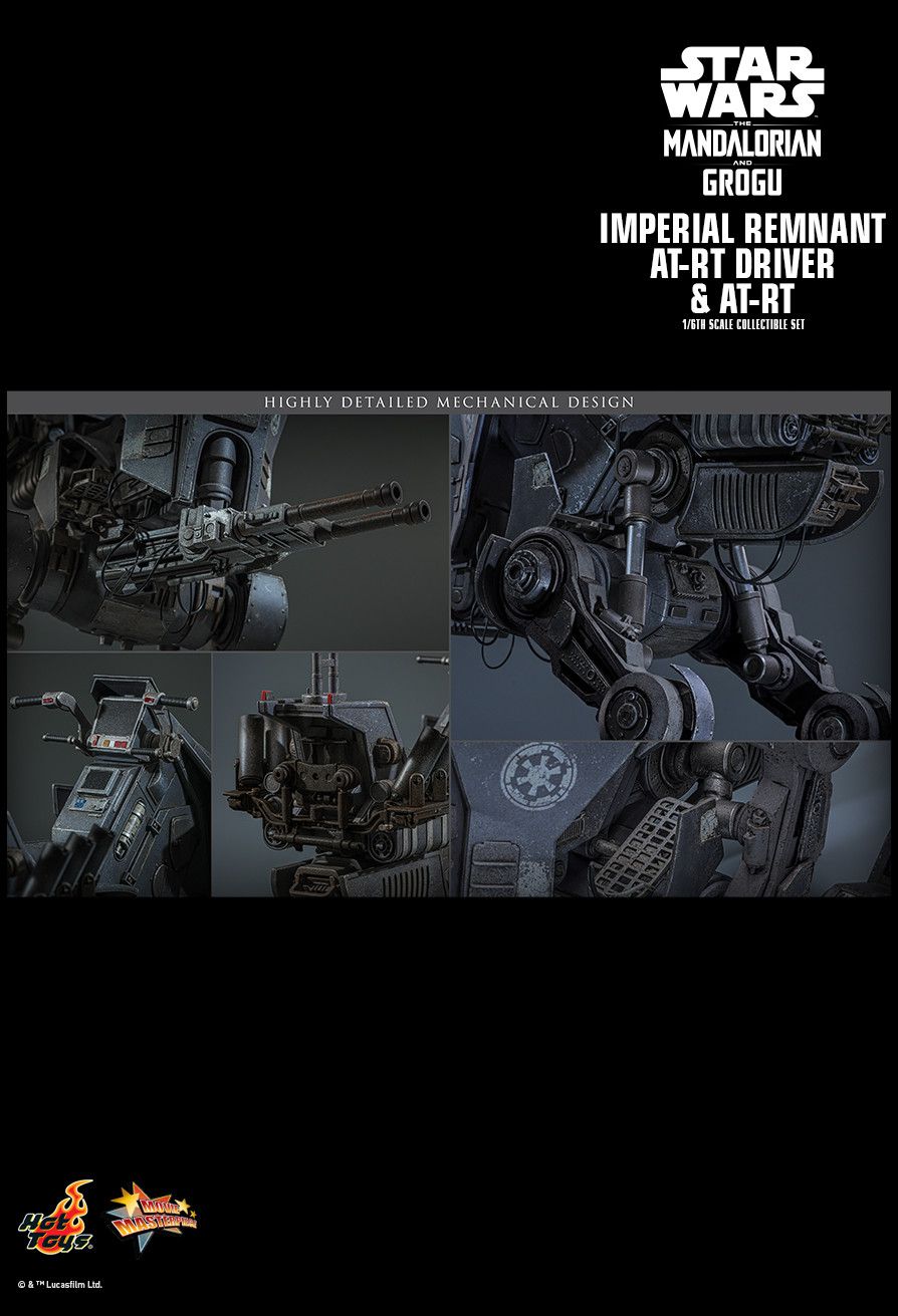 Hot Toys MMS875 - Star Wars : The Mandalorian & Grogu - Imperial Remnant AT-RT Driver & AT-RT【Pre-Order】