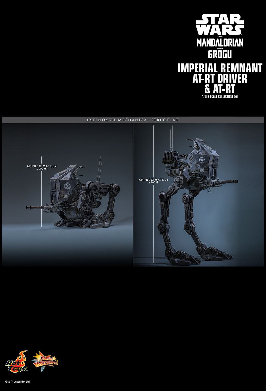 Hot Toys MMS875 - Star Wars : The Mandalorian & Grogu - Imperial Remnant AT-RT Driver & AT-RT【Pre-Order】