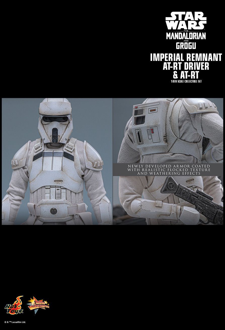 Hot Toys MMS875 - Star Wars : The Mandalorian & Grogu - Imperial Remnant AT-RT Driver & AT-RT【Pre-Order】