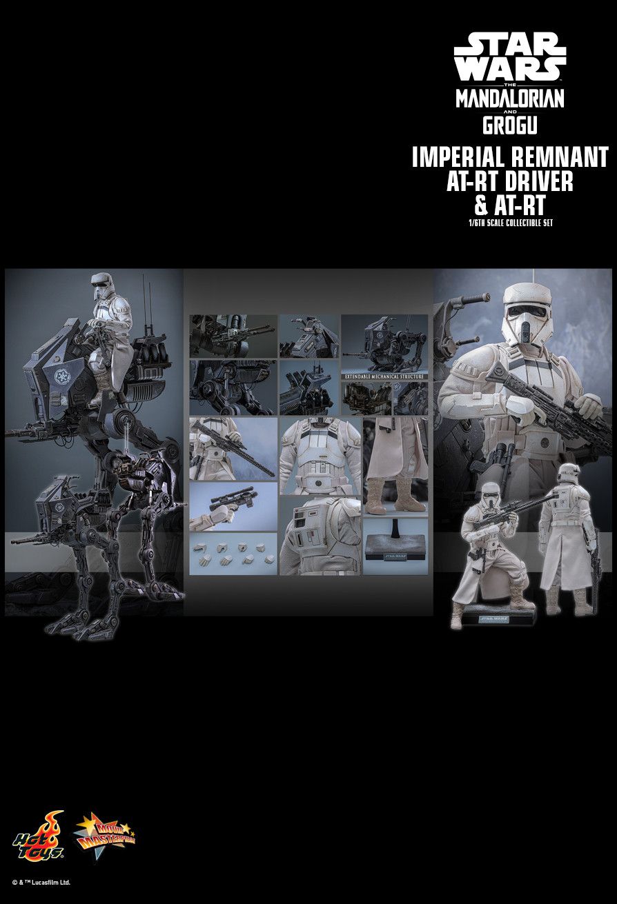 Hot Toys MMS875 - Star Wars : The Mandalorian & Grogu - Imperial Remnant AT-RT Driver & AT-RT【Pre-Order】