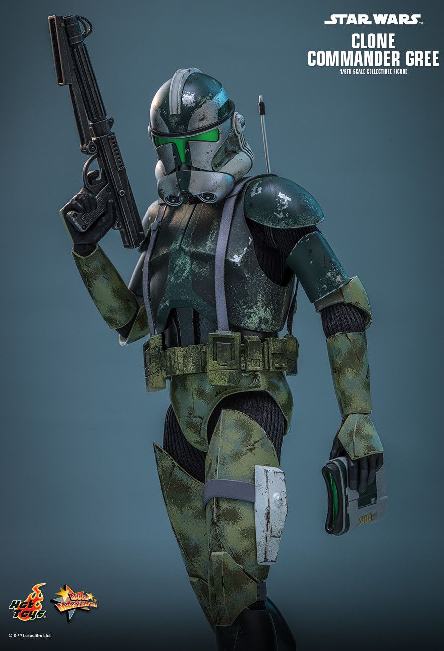 Hot Toys MMS877 - Star Wars : Revenge Of The Sith - Clone Commander Gree【Pre-Order】