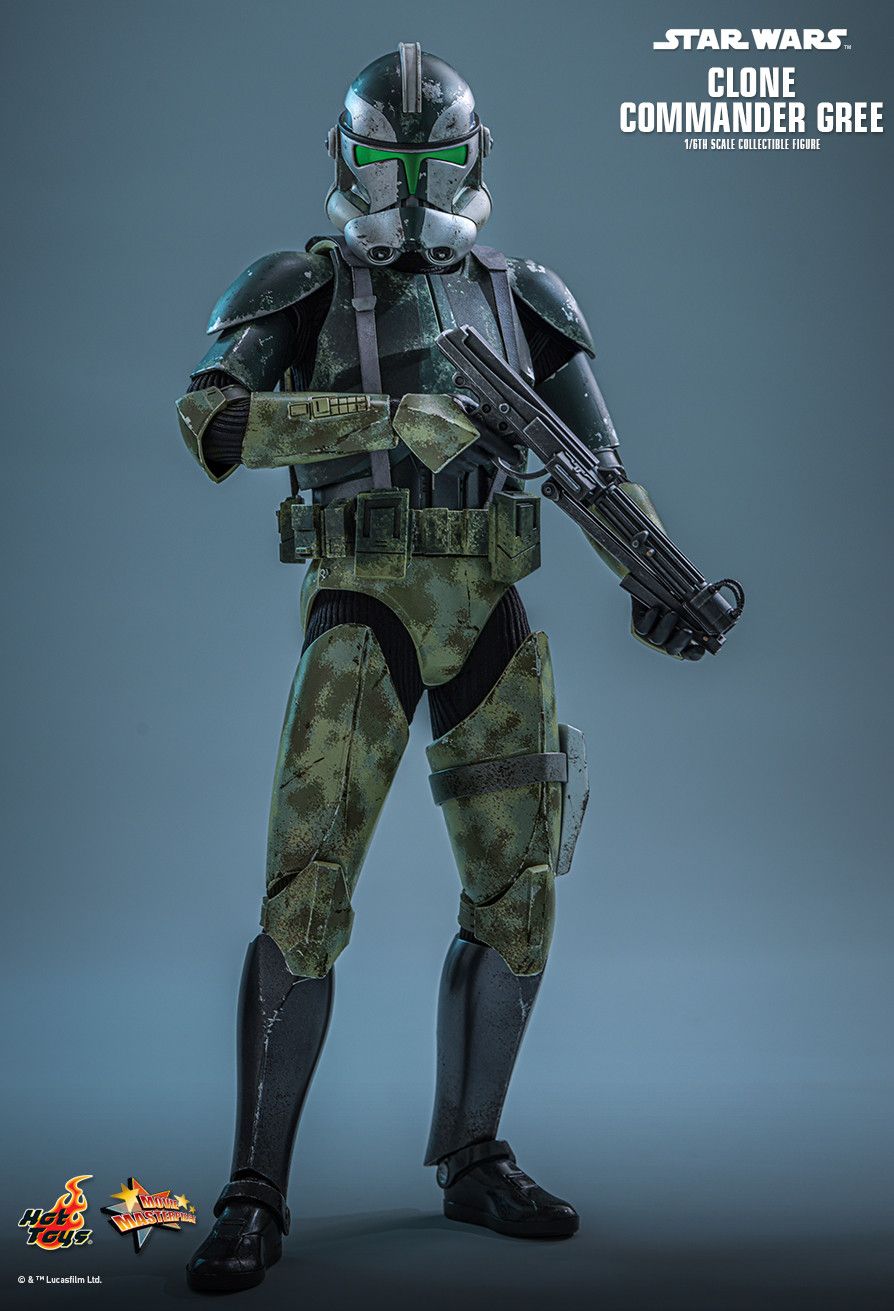 Hot Toys MMS877 - Star Wars : Revenge Of The Sith - Clone Commander Gree【Pre-Order】