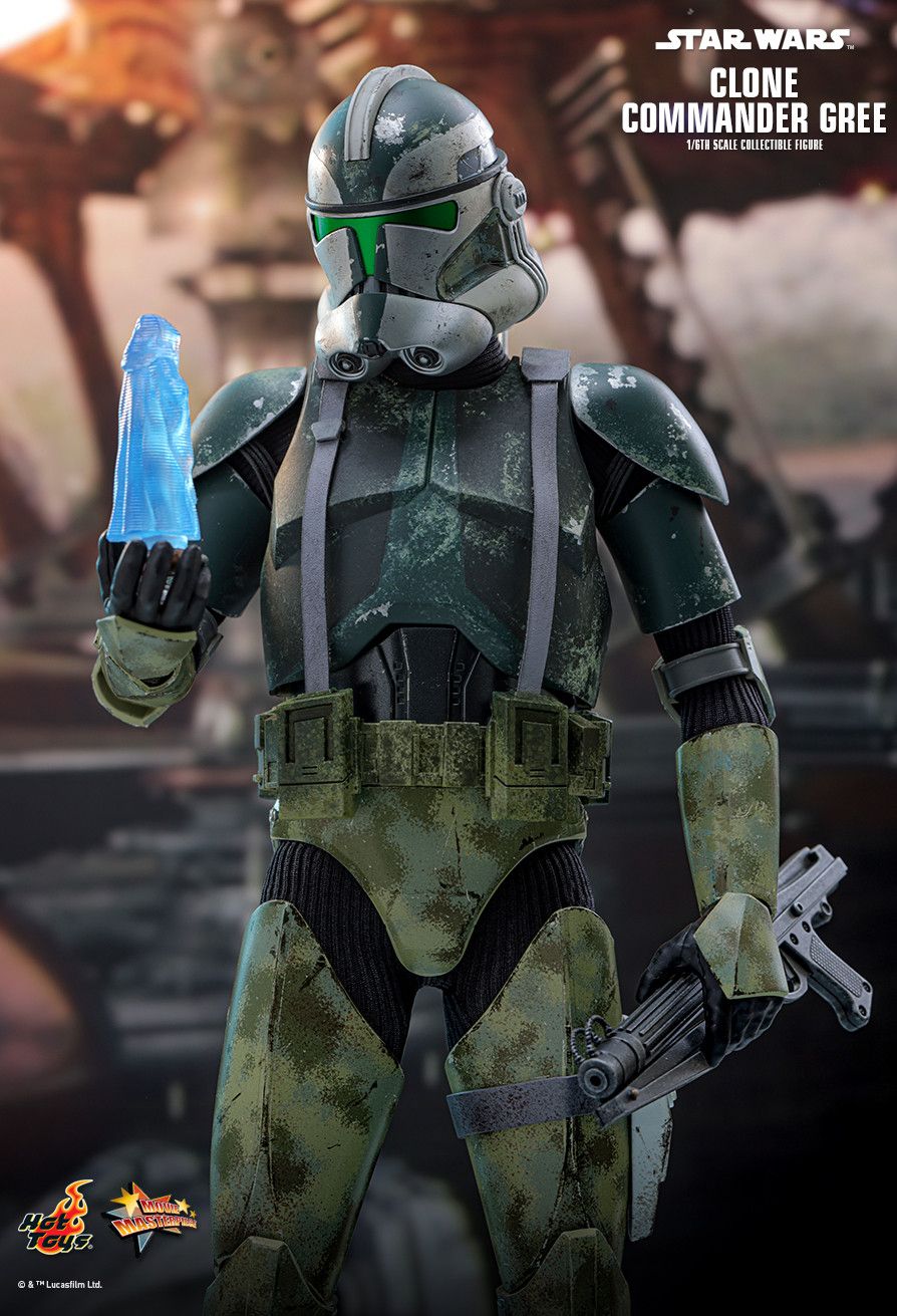 Hot Toys MMS877 - Star Wars : Revenge Of The Sith - Clone Commander Gree【Pre-Order】