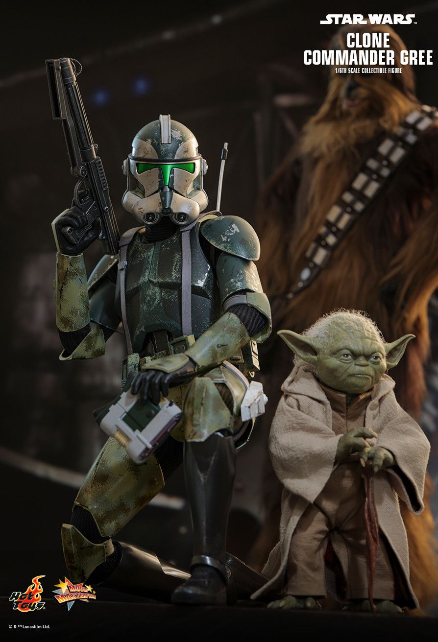 Hot Toys MMS877 - Star Wars : Revenge Of The Sith - Clone Commander Gree【Pre-Order】