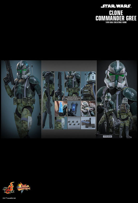 Hot Toys MMS877 - Star Wars : Revenge Of The Sith - Clone Commander Gree【Pre-Order】