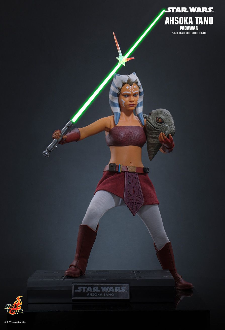 Hot Toys TMS170 - Star Wars: The Clone Wars - Ahsoka Tano Padawan & Rotta the Huttlet【Pre-Order】