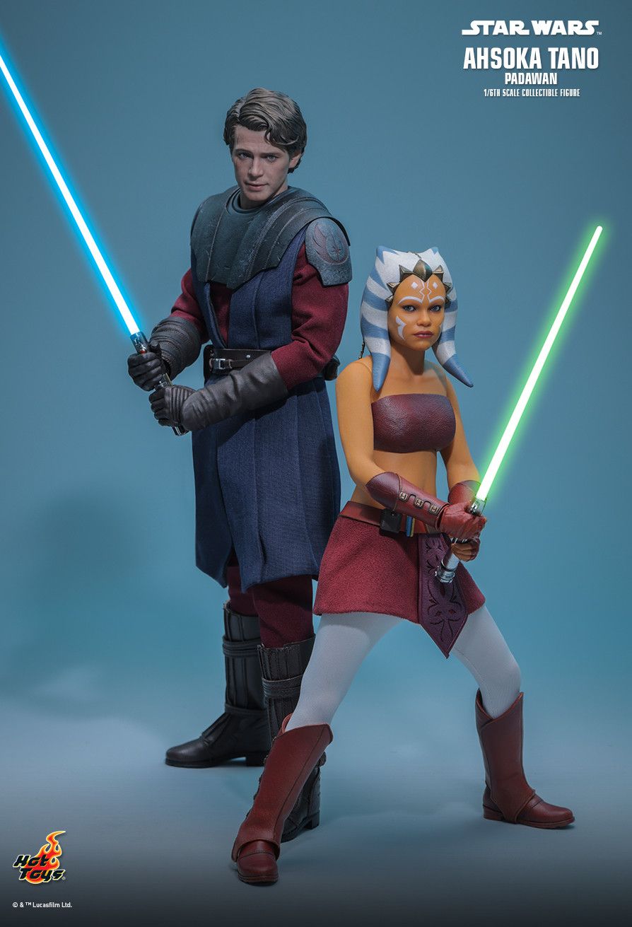 Hot Toys TMS170 - Star Wars: The Clone Wars - Ahsoka Tano Padawan & Rotta the Huttlet【Pre-Order】