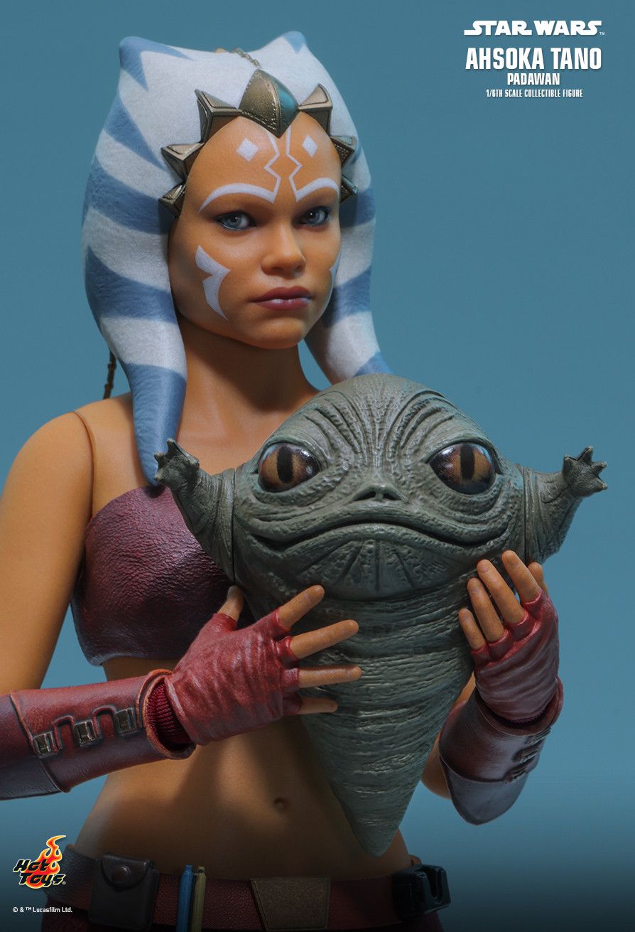 Hot Toys TMS170 - Star Wars: The Clone Wars - Ahsoka Tano Padawan & Rotta the Huttlet【Pre-Order】