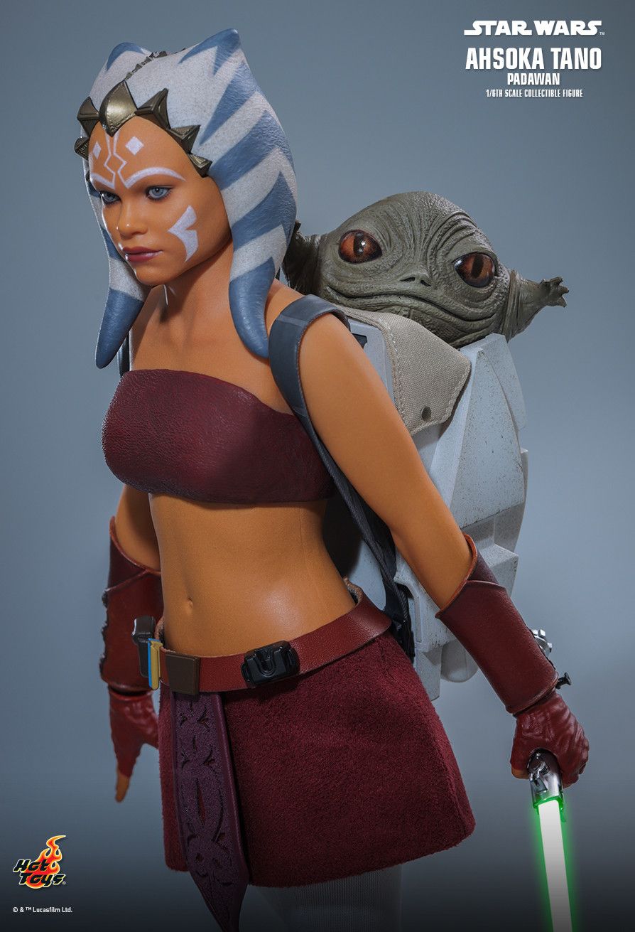 Hot Toys TMS170 - Star Wars: The Clone Wars - Ahsoka Tano Padawan & Rotta the Huttlet【Pre-Order】