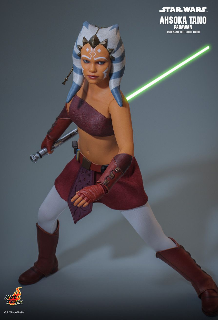 Hot Toys TMS170 - Star Wars: The Clone Wars - Ahsoka Tano Padawan & Rotta the Huttlet【Pre-Order】