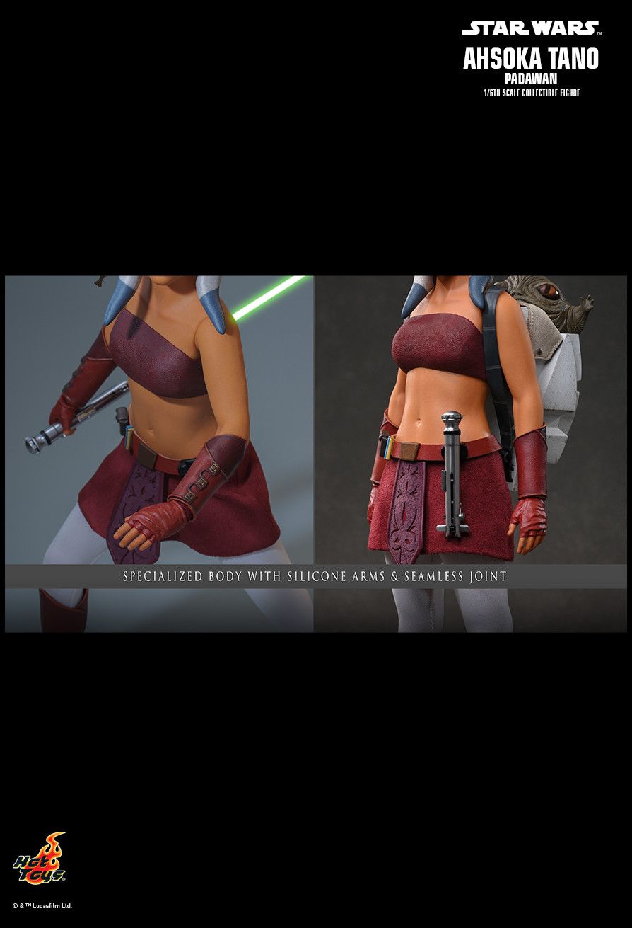 Hot Toys TMS170 - Star Wars: The Clone Wars - Ahsoka Tano Padawan & Rotta the Huttlet【Pre-Order】