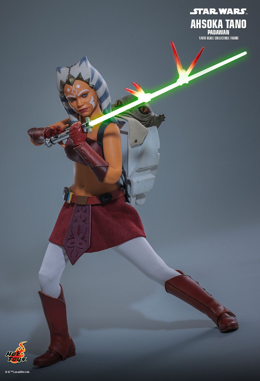 Hot Toys TMS170 - Star Wars: The Clone Wars - Ahsoka Tano Padawan & Rotta the Huttlet【Pre-Order】