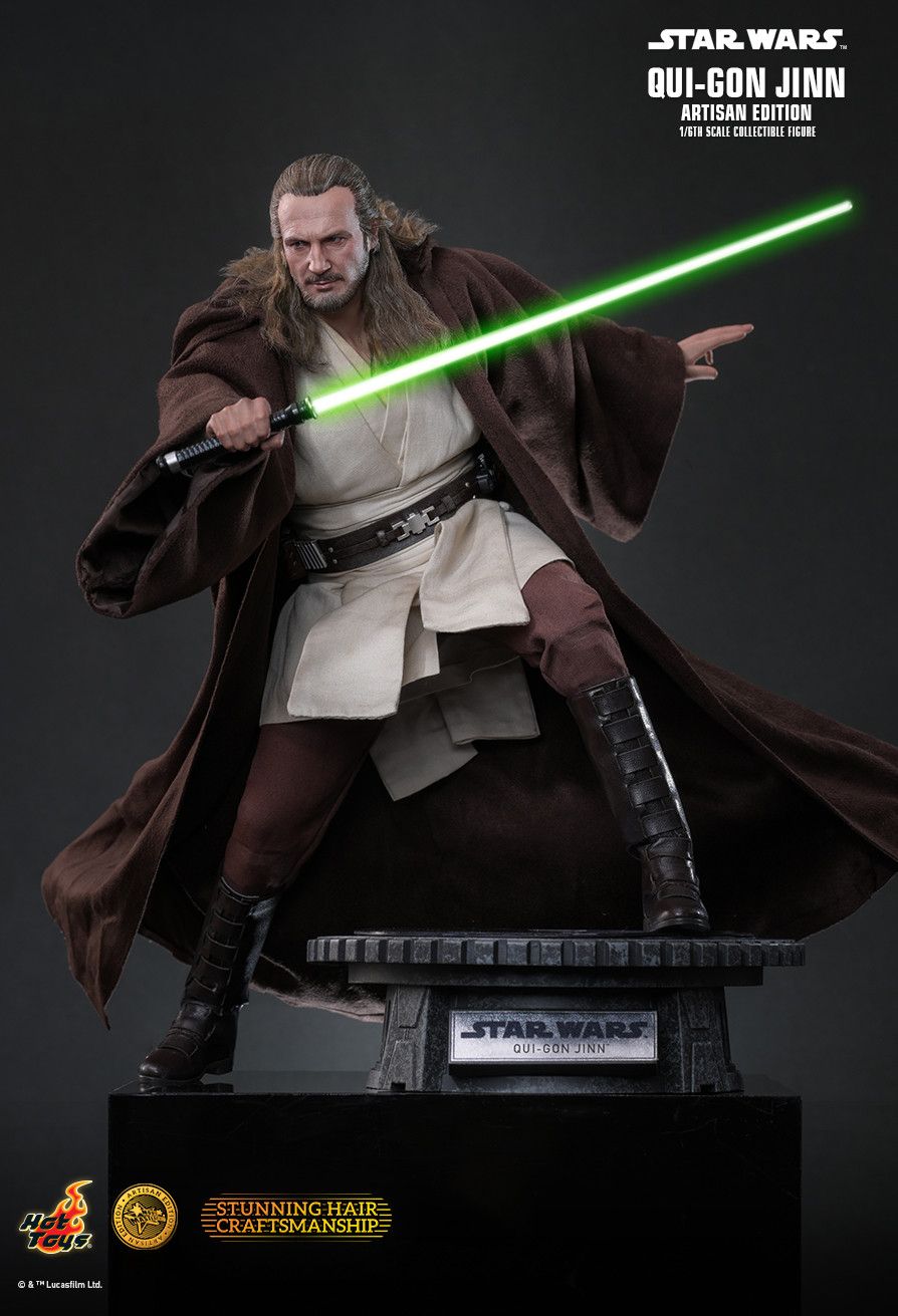 Hot Toys MMS881AE - Star Wars : The Phantom Menace - Qui Gon Jinn【Pre-Order】